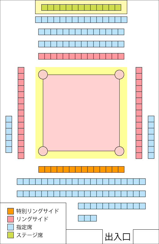 板橋グリーンホールの座席 席順 アクセスを解説 初めてのプロレス観戦 プロレスの会場