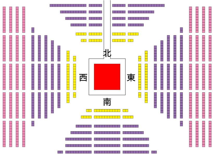 座席図/ベルサール高田馬場