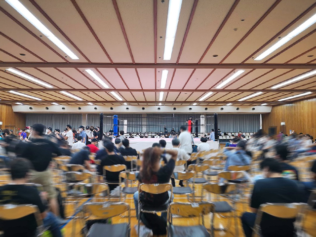 日本ガイシ スポーツプラザ第3競技場でプロレスを見る！座席を紹介