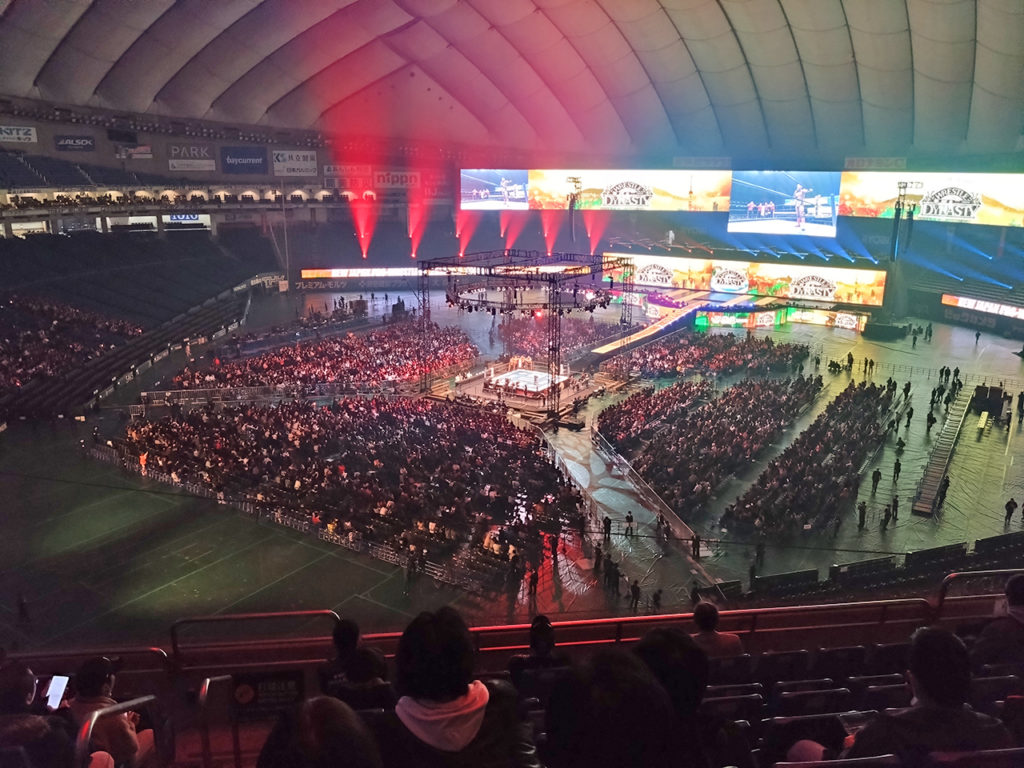 東京ドームでプロレスを見る!イッテンヨンのプロレス初詣