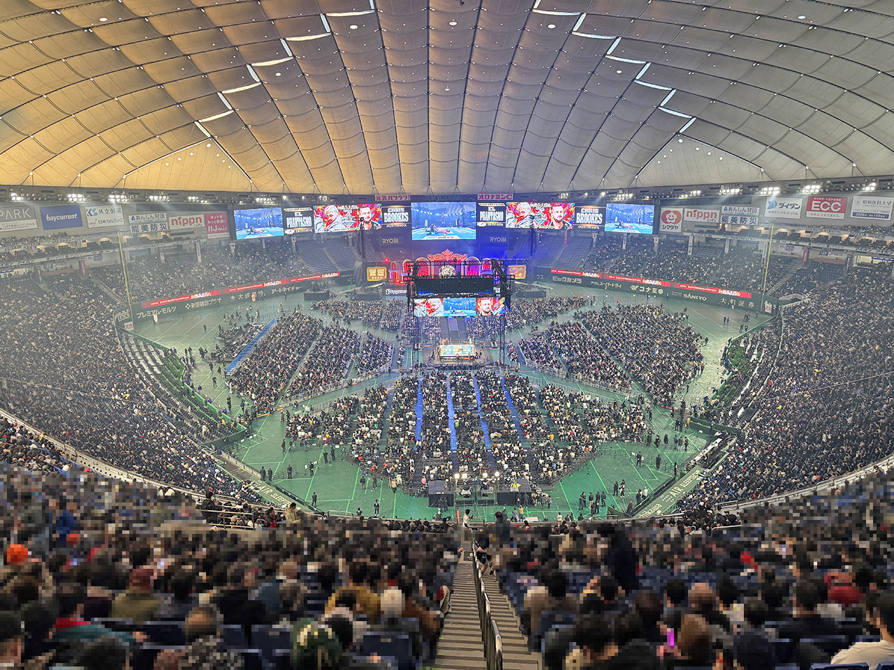 東京ドームでプロレスを見る!イッテンヨンのプロレス初詣