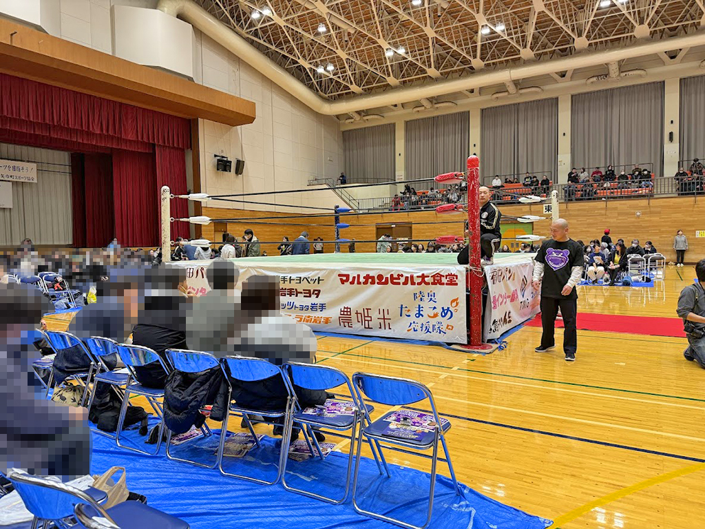 矢巾町民体育館(岩手県)でプロレスを見る!