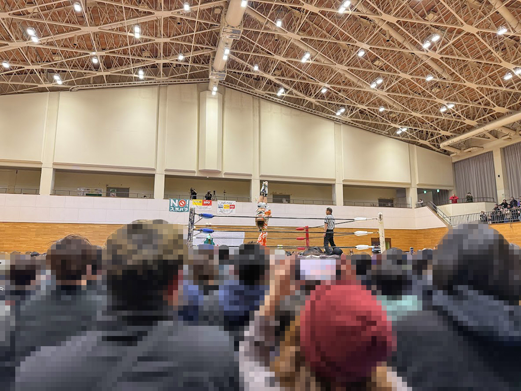 矢巾町民体育館(岩手県)でプロレスを見る!