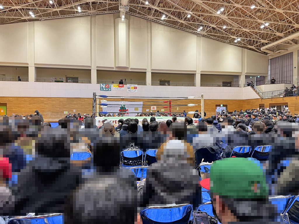 矢巾町民体育館(岩手県)でプロレスを見る!