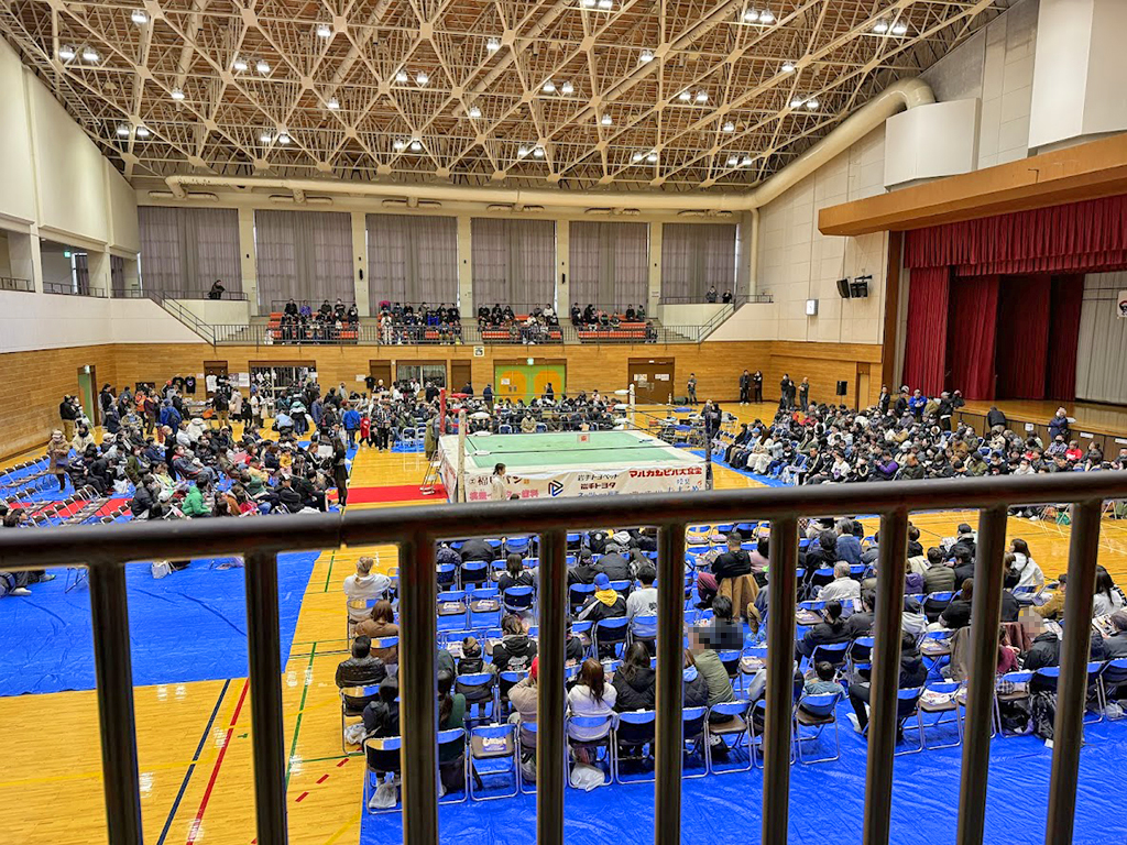 矢巾町民体育館(岩手県)でプロレスを見る!