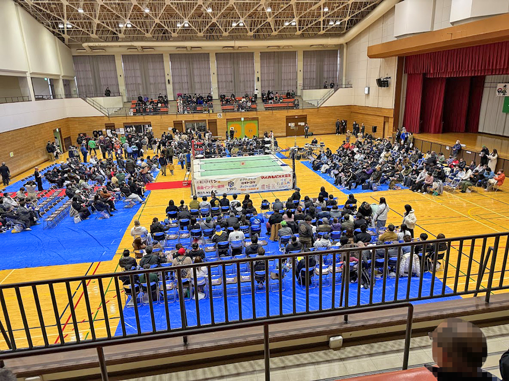 矢巾町民体育館(岩手県)でプロレスを見る!