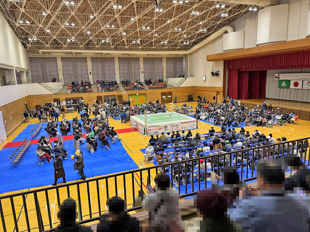 矢巾町民体育館(岩手県)でプロレスを見る!