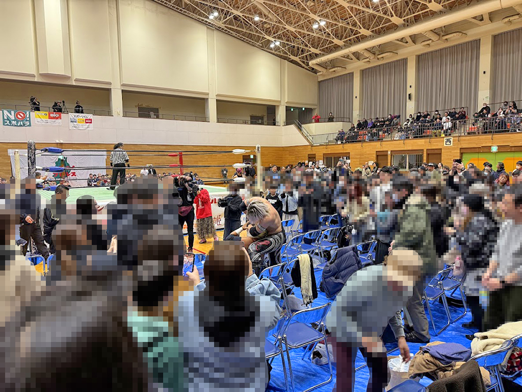 矢巾町民体育館(岩手県)でプロレスを見る!